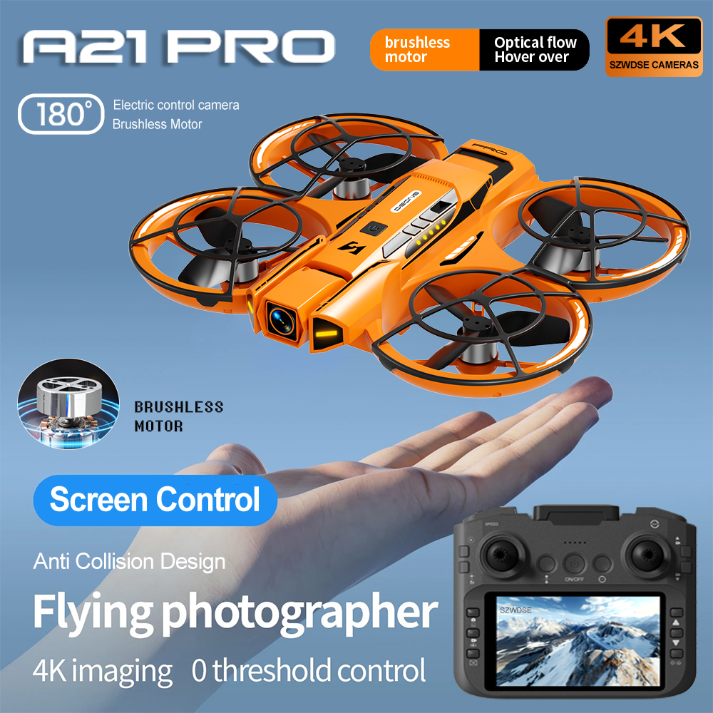 Rc Helicopter Large - A21 PRO Drone 4K Profession HD