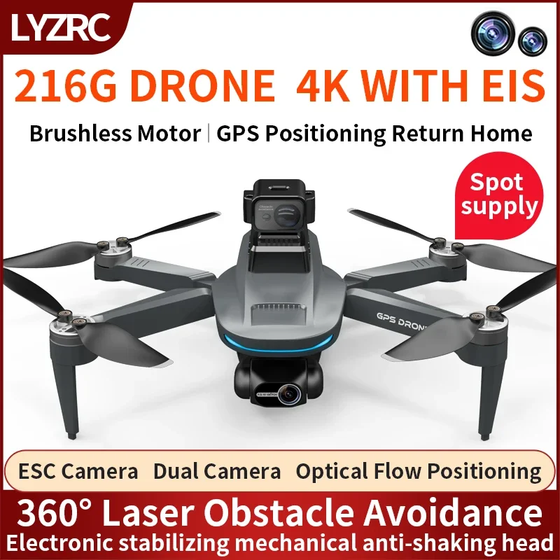 L200 PRO MAX Drone 4K 2-Axis P – обзор и цена Rc Helicopter Electric