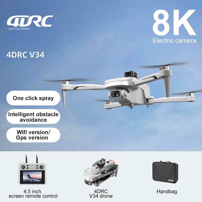 2025 New V34 Drone 8K Camera P – обзор и цена Rc Helicopter Electric