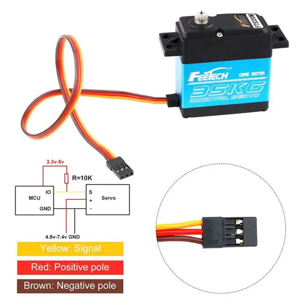 FEETECH FT5330M 35KG Digital S – обзор и цена Rc Helicopter Motor