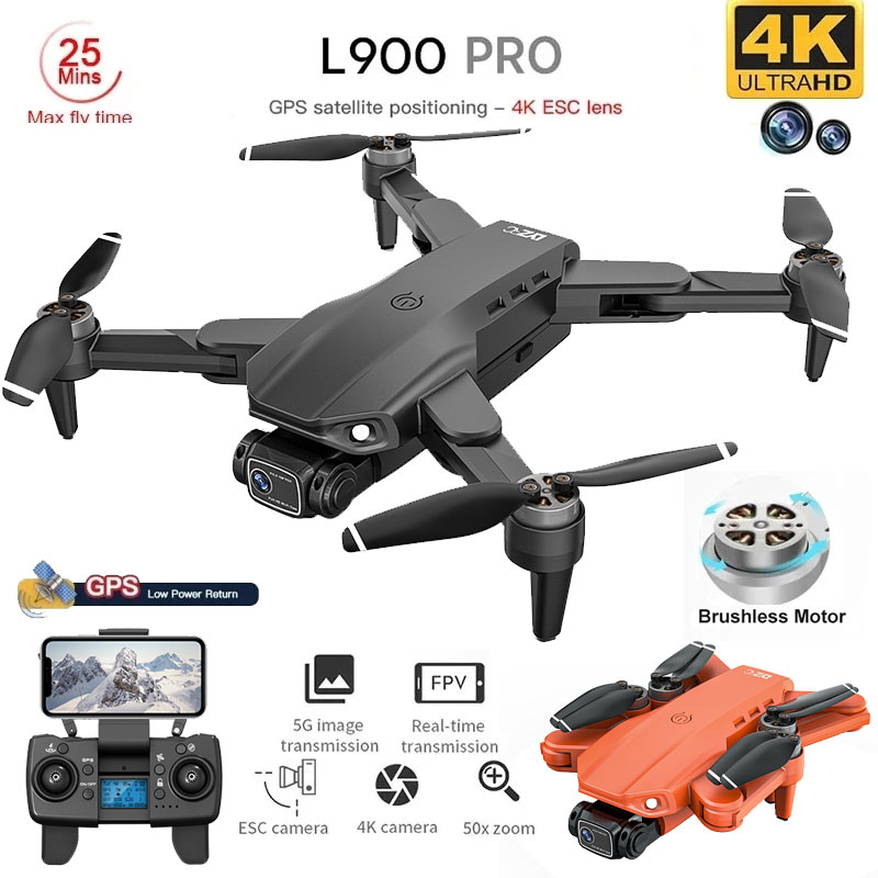 L900 Pro GPS Drone 4K Professi – обзор и цена Rc Helicopter Electric
