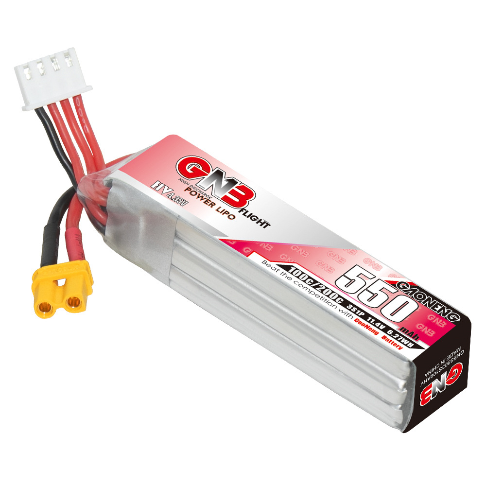 GNB HV 11.4V 550mAh 100C/200C  – обзор и цена Rc Helicopter Battery