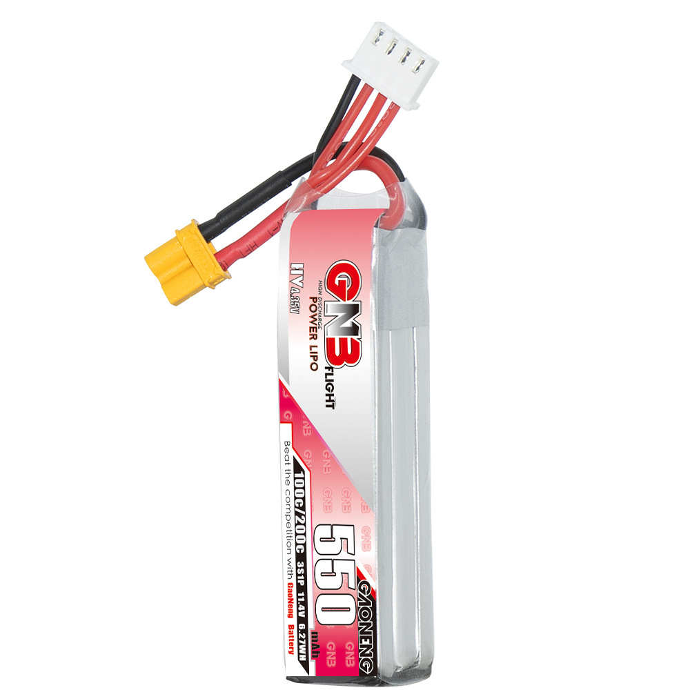 GNB HV 11.4V 550mAh 100C/200C  – обзор и цена Rc Helicopter Battery