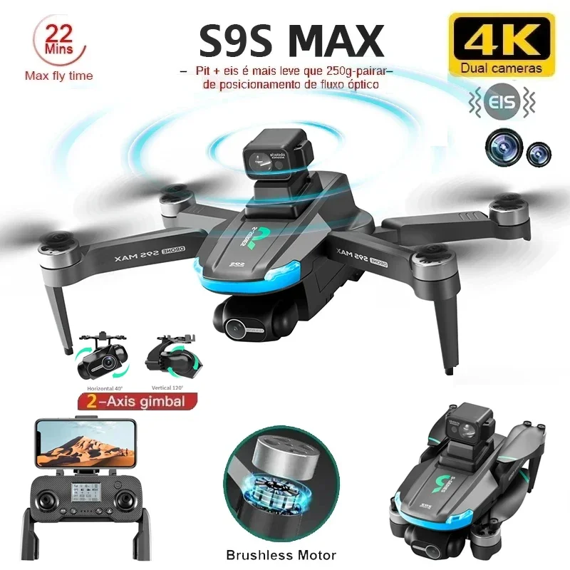 NEW S9S MAX MINI Drone 4K 2-Ax – обзор и цена Rc Helicopter Mini