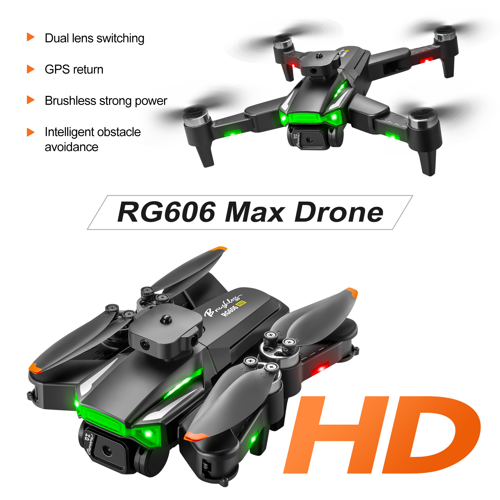 RG606MAX Drone 8K Professional – обзор и цена Rc Helicopter Large