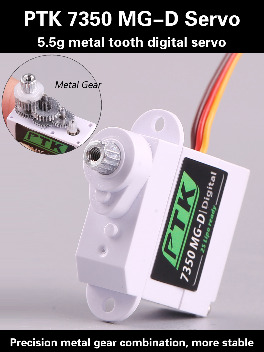PTK 7350 MG-D 5.5g Digital Ser – обзор и цена Rc Helicopter Servo