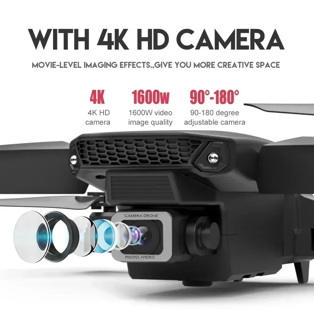 E88 Pro WIFI FPV Drone Wide An – обзор и цена Rc Helicopter Case