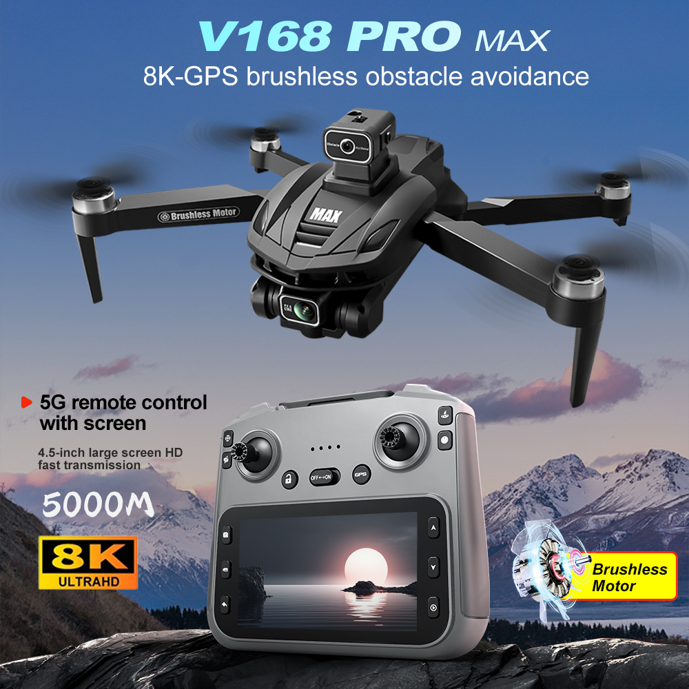 V168 PRO Max GPS Drone 8K Prof – обзор и цена Rc Helicopter Charger