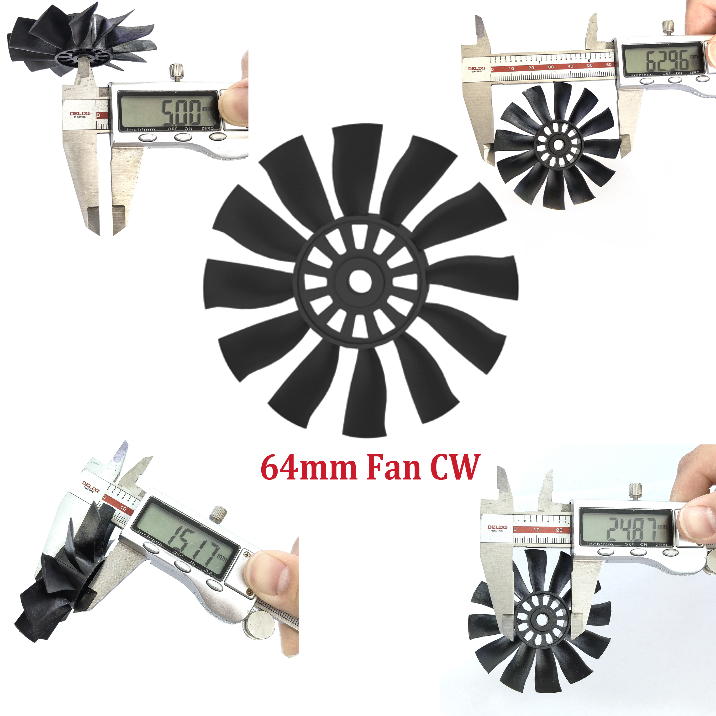 QX-MOTOR 12Blades CW CCW 70mm  – обзор и цена Rc Helicopter Blade
