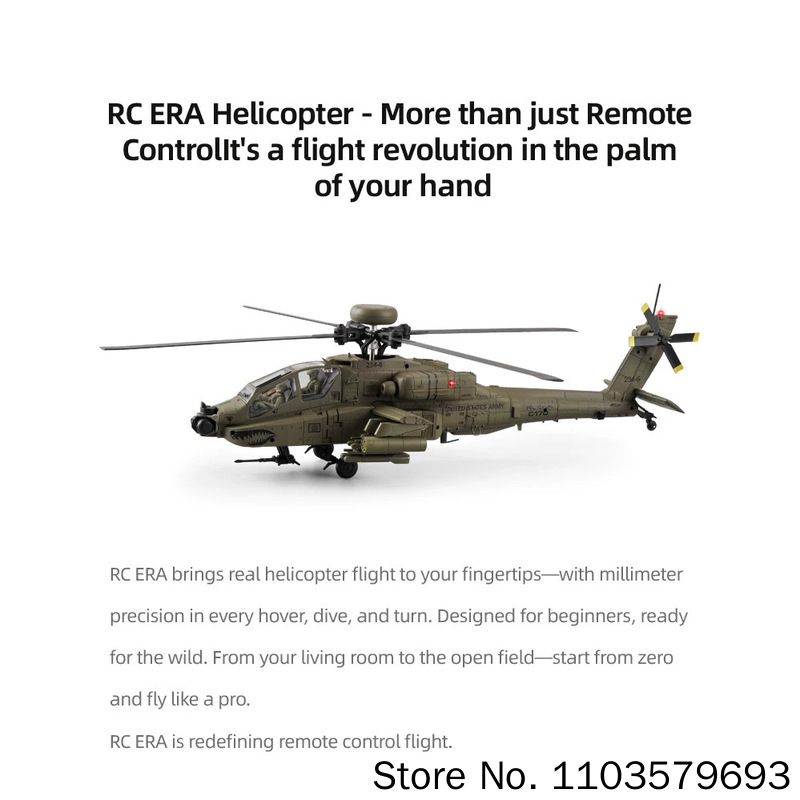 Rc Era Rc Helicopter Ah 64d Ap – обзор и цена Rc Helicopter Single Rotor