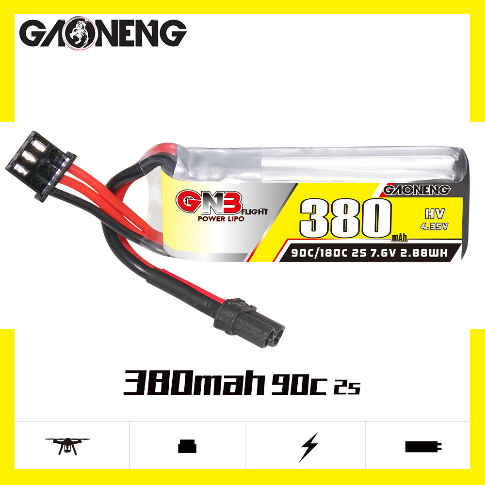GNB 2S 7.6V 380mAh 90C/180C Li – обзор и цена Rc Helicopter Battery