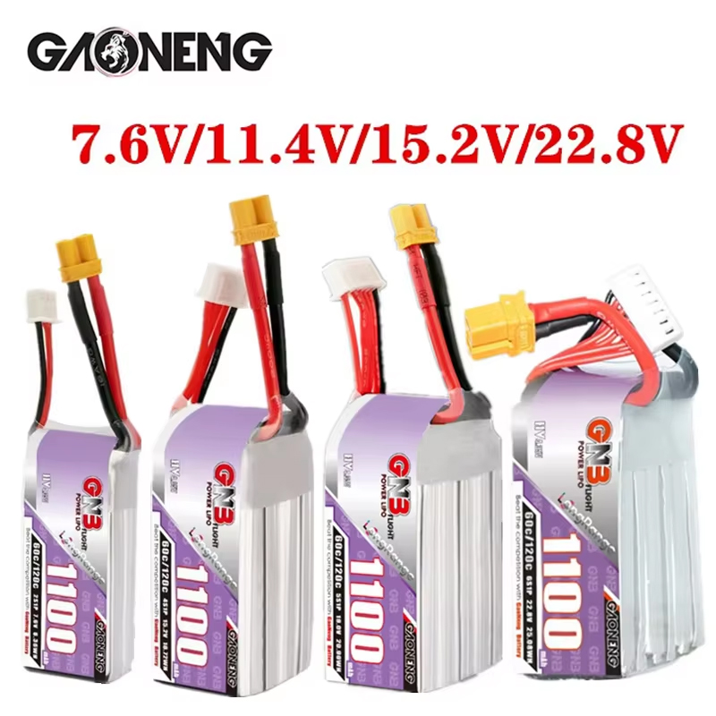 GNB 1100mAh 2S 3S 4S 6S 60C/12 – обзор и цена Rc Helicopter Battery