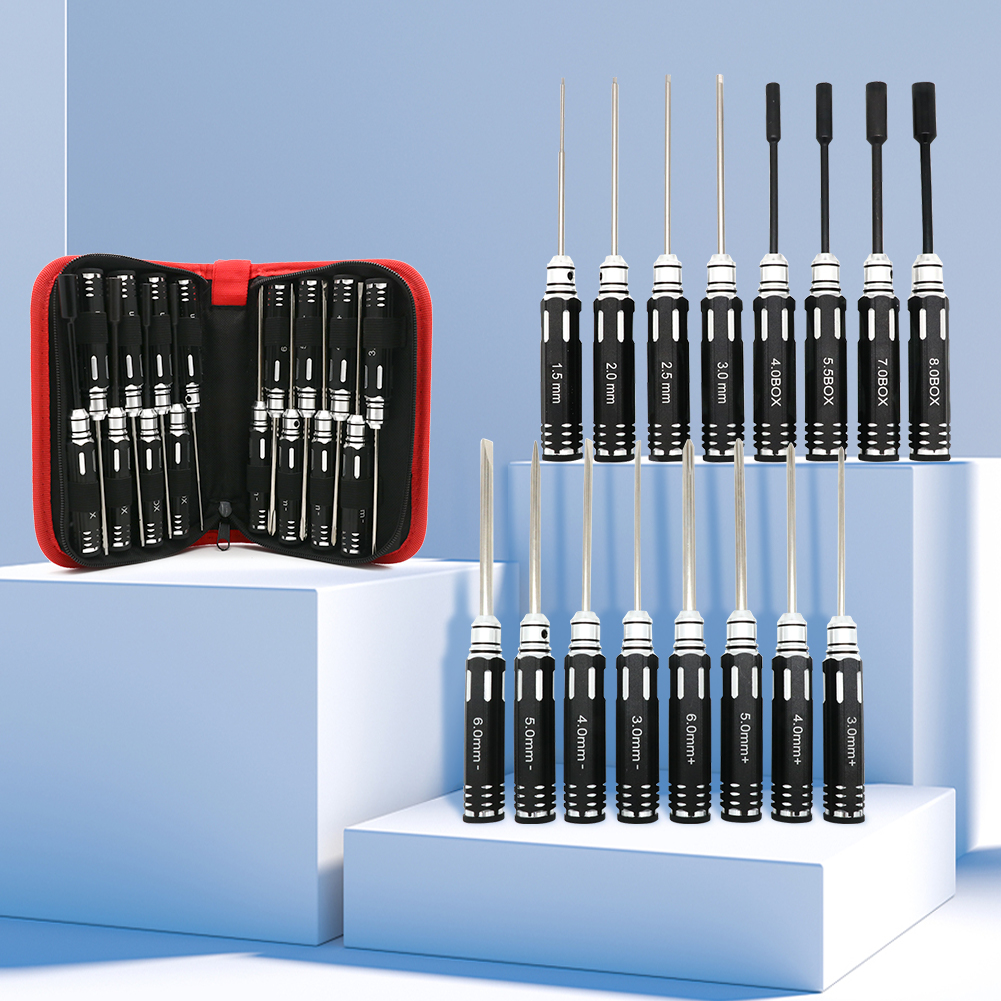 RC Hex Driver Set - 16pcs Hex  – обзор и цена Rc Helicopter Tool Kit
