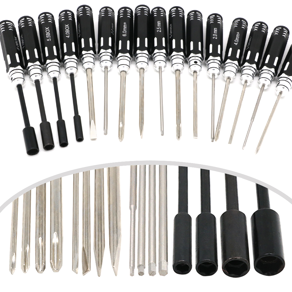 RC Hex Driver Set - 16pcs Hex  – обзор и цена Rc Helicopter Tool Kit