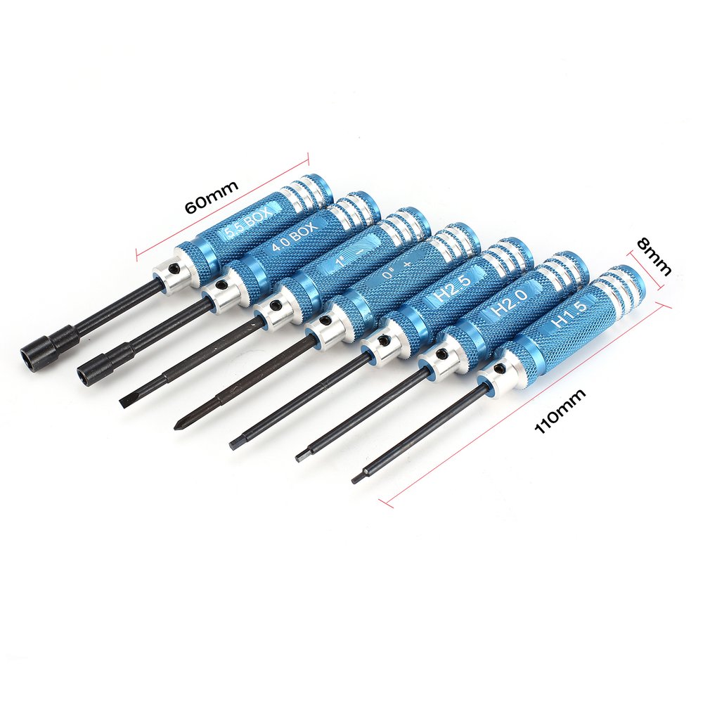 YSIDO 7Pcs 1.5 2.0 2.5mm Hex S – обзор и цена Rc Helicopter Tool Kit